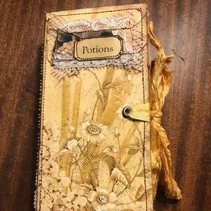 SOLD!!Potions Handmade Junk Journal Botanical Magic